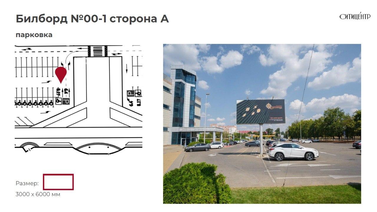 Рекламные поверхности ТРК «СИТИ ЦЕНТР»